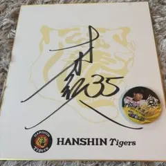 阪神タイガース　才木選手　直筆サイン　おまけ付き 阪神タイガース 才木選手 直筆サイン色紙 阪神タイガース 才木浩