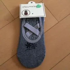 マウナロア　ティアレレッスンソックス　ダークグレー