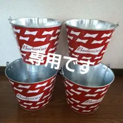 【希少 未開封】 ヴィンテージ バドワイザー 缶＆ブリキバケツ セット バドワイザー バケツ - メルカリ