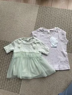 apres les cours Tシャツ 2枚セット 80cmのサムネイル