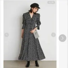 スナイデル　SNIDEL　美品　ビッグカラー　クラシカル　ワンピース