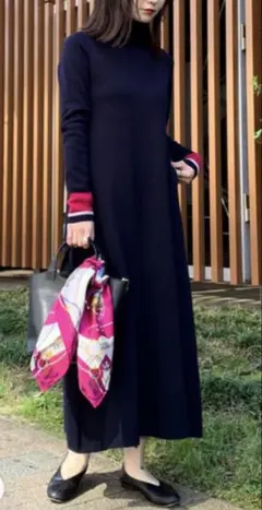 最終値下げ！Demi-Luxe BEAMS AK＋1 / バイカラーワンピース