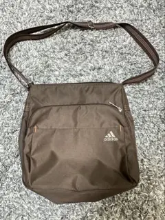 adidas ブラウン ショルダーバッグ