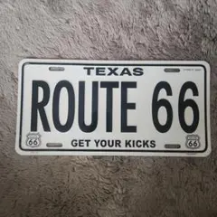 テキサス州 ROUTE 66 プレート