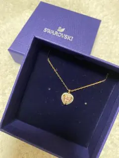 未使用・美品 Swarovski 『ONE ワンネックレス』 ハートネックレス