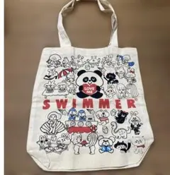 【新品未使用】SWIMMERパンダトートバッグのサムネイル