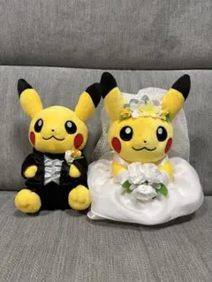 ポケモン ウェディング ぬいぐるみ ピカチュウ 結婚式 和装ペアセット
