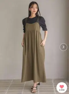 【LOWRYS FARM】ティアードポコキャミワンピース