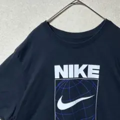 古着 NIKE ビッグロゴ Tシャツ ナイキ スウッシュ サイズXL