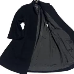 【新品未使用】SANYO 　サンヨー　カシミヤ ステンカラーコート　ロング　黒 2025年最新】SANYO ロングコートの人気アイテム - メルカリ