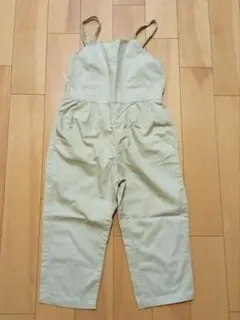 GU❁ベージュ サロペット オーバーオール 110cm