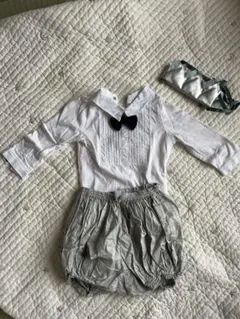 【Luさん専用】マールマール　1歳誕生日　ロンパース　かぼちゃパンツセット