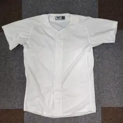 ミズノ　野球　ユニフォーム　練習用　S　白　メッシュ
