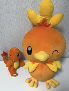 ポケットモンスター ぬいぐるみ 2種セット アチャモ ヒトカゲ - メルカリ