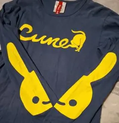 CUNE ネイビー ロンT　シャツ Sサイズ