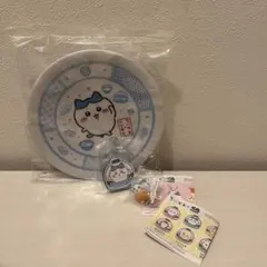 ちいかわくら寿司コラボ 〜ハチワレセット〜 〈寿司皿、フィギュア、マグネット〉