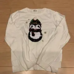 H&M ペンギンデザイン セーター 122/128