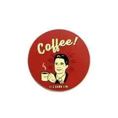 【Coffee】ツインピークス△▲ピンバッジ△▲クーパー捜査官△▲ピンズ△▲
