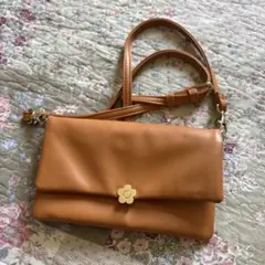 MARY QUANT ショルダーバッグ ブラウンのサムネイル