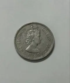 1960年 香港 1ドル硬貨 エリザベス2世