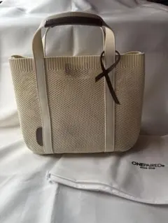 ORSETTO トートバッグ クリアバッグ ワンショルダー レザートリム 