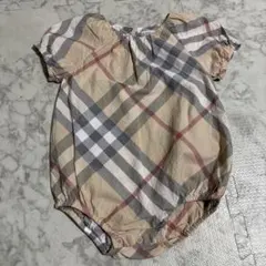 BURBERRY ベビー服 グリーン 9M 帽子付き 箱あり - メルカリ