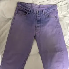 【レア品】90's Levi's 501 パープルデニム W36 L32