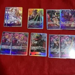 ワンピースカード　紫　SRセット