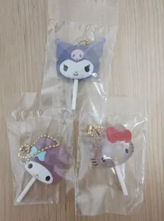 サンリオカラフルキャンディチャーム【クロミ＆マイメロ＆キティ】