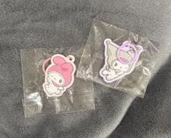 【ガチャガチャ】マイメロ クロミ エンジェル ラバーキーホルダー 2個 ガチャ