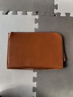 ブラウン 本革 レザー クラッチバッグ