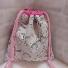 ユニコーン柄　コップ袋
