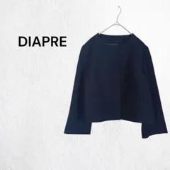 ディアプレ DIAPRE ノーカラージャケット 黒 11R 入学式 卒業式