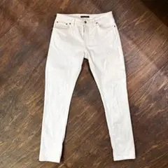 Nudie Jeans 生成り ホワイトデニム W31 L32