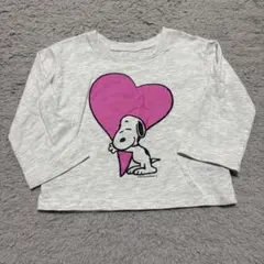 GAP スヌーピー　長袖Tシャツ　3歳　100センチ　グレーのサムネイル
