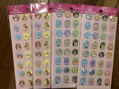 Disney プリンセス ストーンシール 4枚セット♡