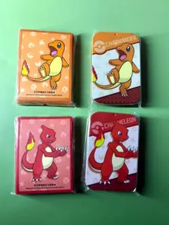 【中国限定】ヒトカゲ＆リザード 進化セット スリーブ2種+DCケース2種