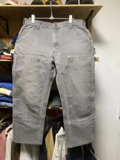 Carhartt ダブルニー ペインターパンツ W36 L30 グレー　USA製