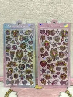 彩*マ様 正規品 ボンボンドロップシール マジカルボンボン レインボー　ピンク