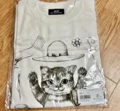 【新品】 ヒグチユウコ MOE きせかえねこ Tシャツ レディースMサイズ 半袖のサムネイル