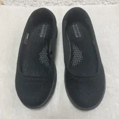 スケッチャーズ スリッポン バレエシューズ フラットシューズ 22.5