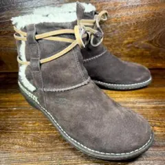 ◆UGG◆アグ 27.0cm ムートンブーツ スエードレザー ブラウン メンズ
