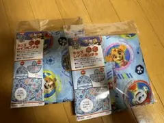 値下げ　双子ちゃんに　新品　レインポンチョ　パウパトロール　2セット　スケーター