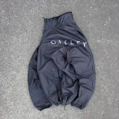 00s OAKLEY 短丈 nylon jacket y2k テック系 人気 OAKLEY デタッチャブル Y2K レア テック系 ナイロンジャケット 黒