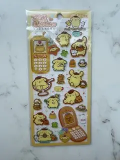 ポムポムプリン 平成はっぴーフォンステッカー【クラックス正規品】