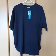 AMERICAN HOLIC 抗菌防臭 裾ラウンドチュニック M 黒のサムネイル