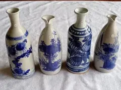 古伊万里 酒器 徳利 一輪挿し 蛸唐草 染付 アンティーク いろいろ