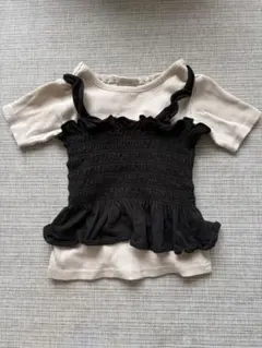 バースデイ　半袖　Tシャツ　黒ビスチェ　2セット　ベビー服　サイズ80、90