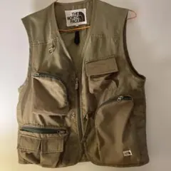 80’s THE NORTH FACE フィッシングベスト 茶タグのサムネイル
