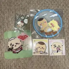 ちいかわレストラン コースター/アクキー/くりまんじゅう シーサー ラッコ